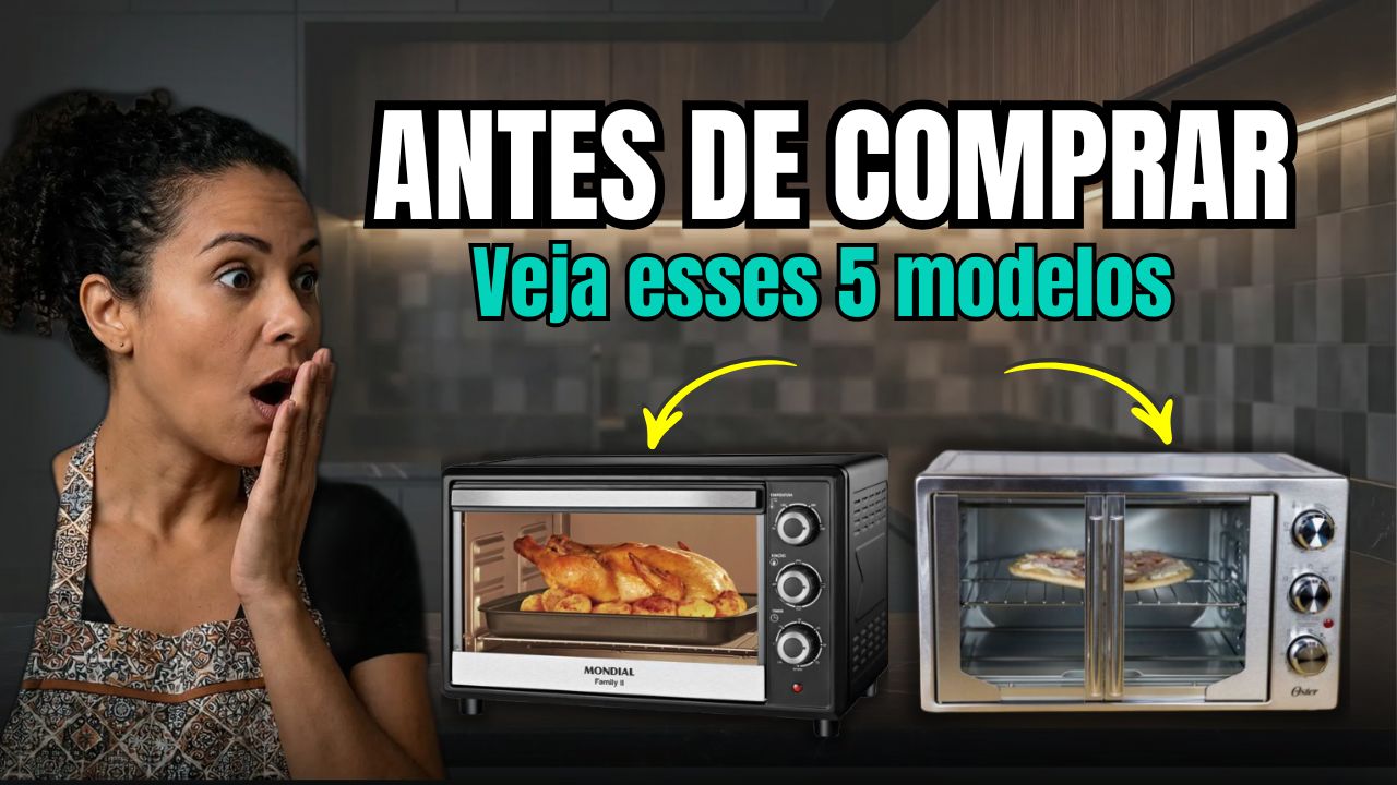 Forno elétrico comparação 5 modelos