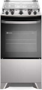 Fogão Electrolux Efficient FE4IB 4 bocas branco com forno PerfectCook.