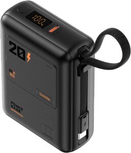 Powerbank Basike de 65W robusto na cor preta