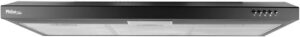 Depurador Philco PDR cor inox, largo com 90cm