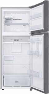 Geladeira Samsung Evolution RT42 cor inox, duplex, aberta