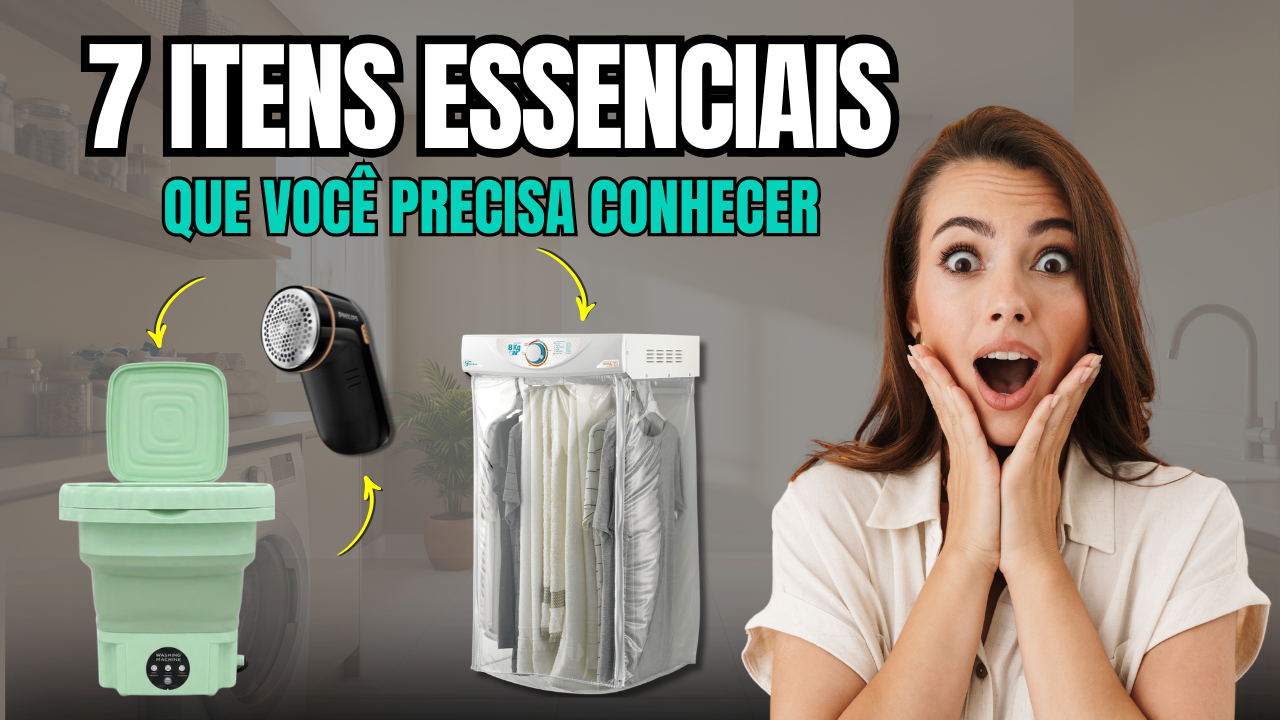 7 soluções para uma lavanderia mais prática e organizada