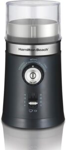 Moedor de café Hamilton Beach Custom Grind 80393 com seletor de moagem e bowl removível de inox