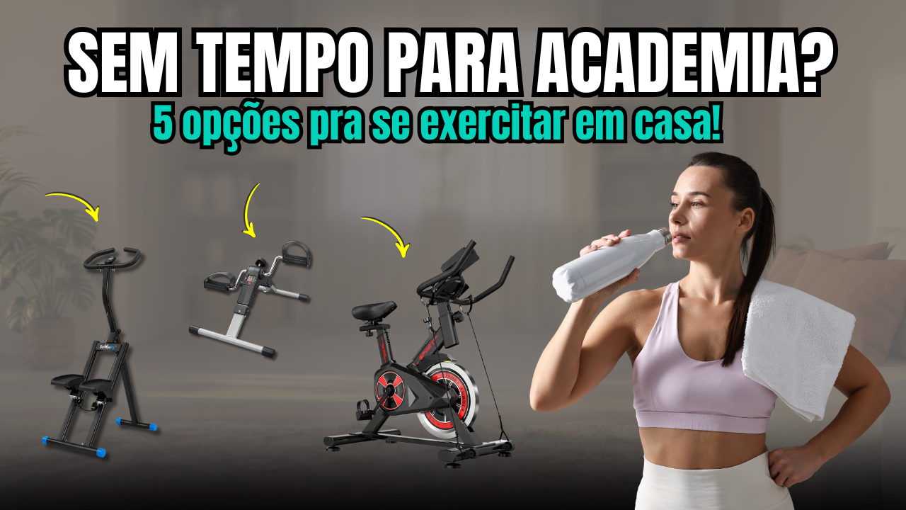 Qual o melhor aparelho para treinar em casa? Opções dobráveis e práticas
