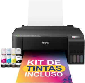Impressora Epson EcoTank L1250 compacta com tanque de tinta.