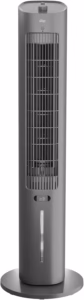 Climatizador de ar WAP Air Fresh em formato torre com painel analógico e base compacta.